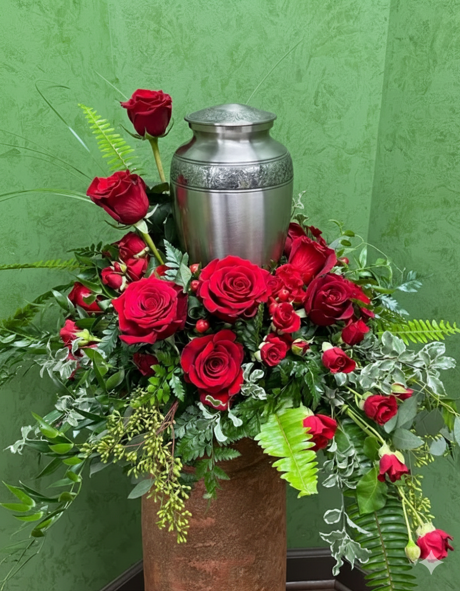 Memorial Rose Arrangement